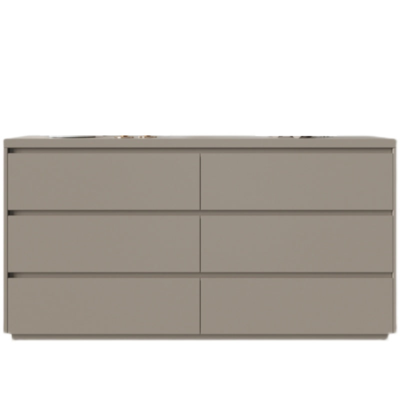 Modern Storage Chest Dresser Wooden Storage Chest with 6 Drawers Clearhalo 'Bedroom Furniture' 'Dressers & Chests' 'dressers_chests' 'furn' 'furn_dressers_chests' 'Furniture' 7429075