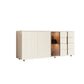 Glam Storage Chest Dresser Wooden Storage Chest with 4 Drawers 71"L x 16"W x 31"H White Clearhalo 'Bedroom Furniture' 'Dressers & Chests' 'dressers_chests' 'furn' 'furn_dressers_chests' 'Furniture' 7429091