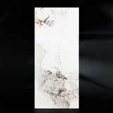 Bureau en pierre incurvé Glam Style Metal Writing Bureau pour le bureau