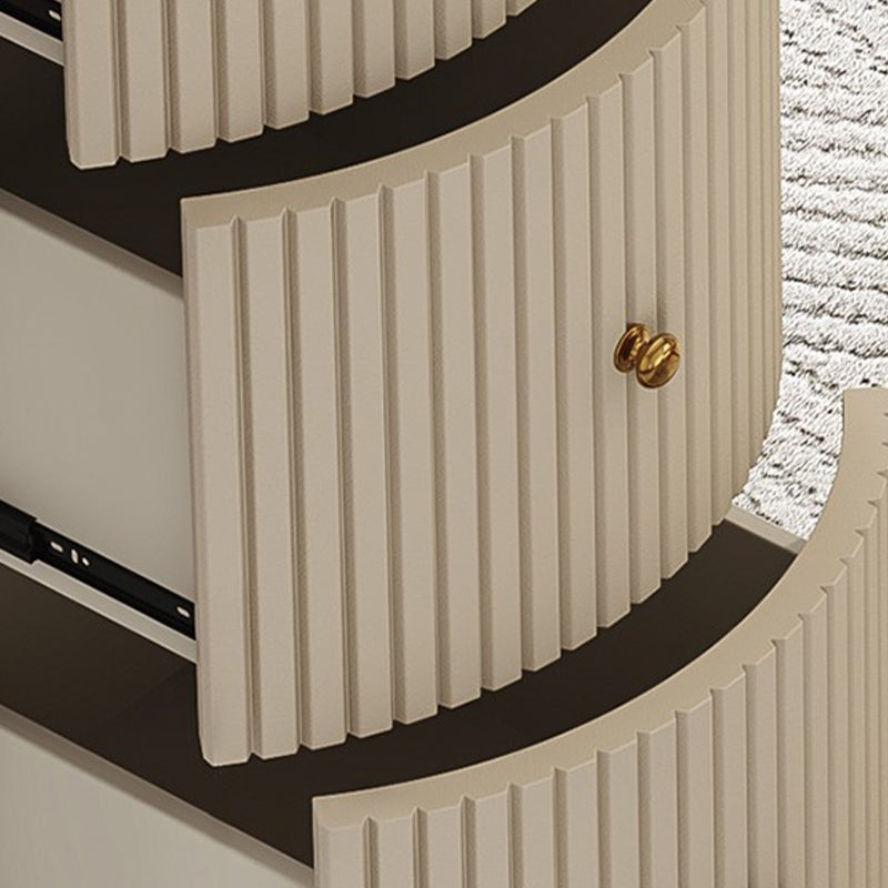 Irregular Shaped Stone Top Office Desk Glam Style Writing Desk for Office Clearhalo 'furn' 'furn_office_desk' 'Furniture' 'Office Desks' 'Office Furniture' 'office_desk' 7429172