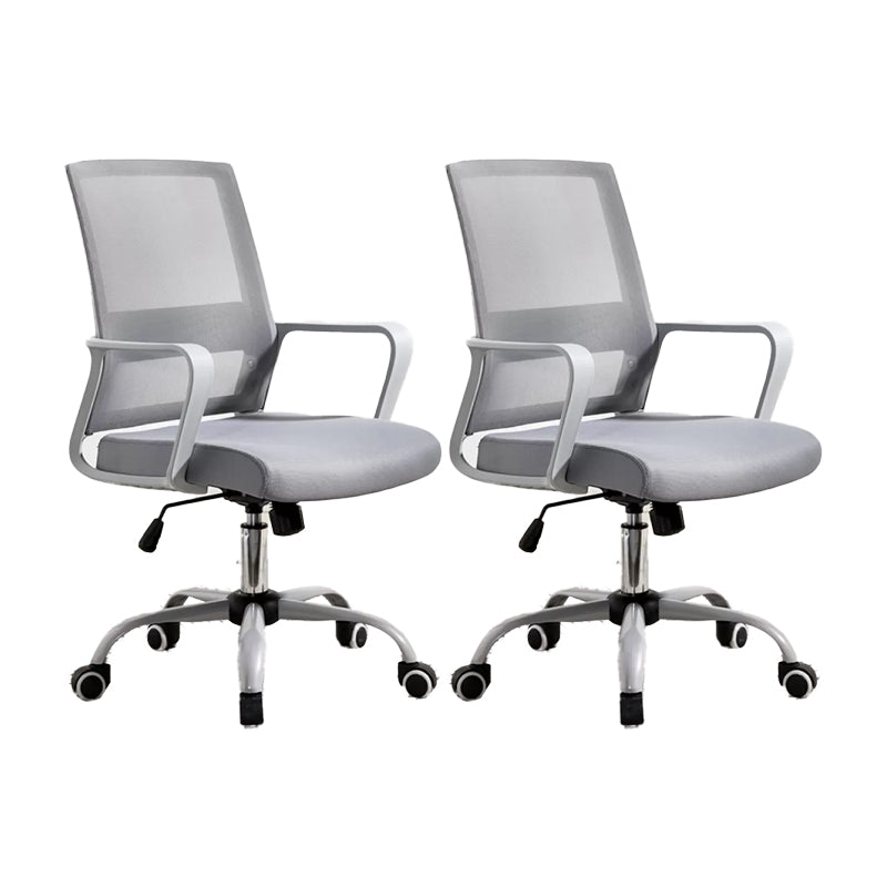 Silla de oficina de armas fijas Mecanismo de inclinación de la colcha de escritorio ergonómico moderno con ruedas