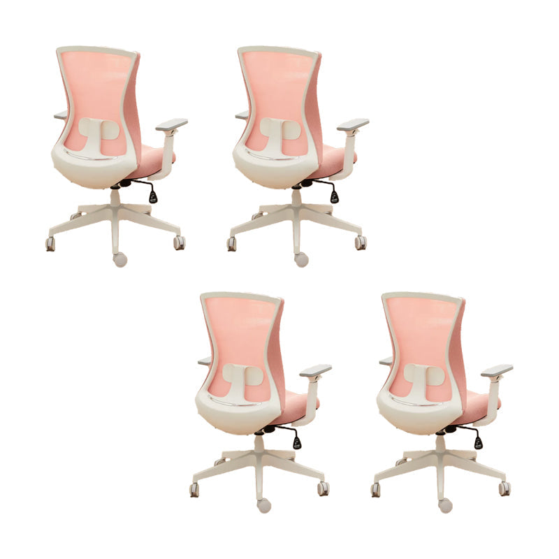 Meccanismo di inclinazione della sedia da slitta per armi rimovibile moderna nessuna sedia da scrivania ergonomica angosciante