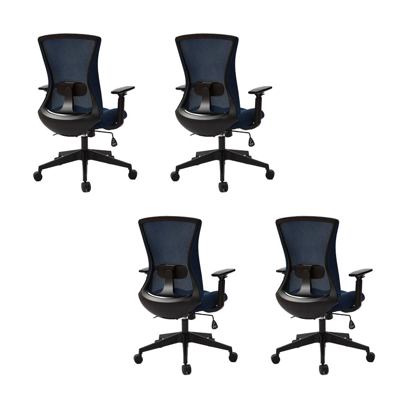 Meccanismo di inclinazione della sedia da slitta per armi rimovibile moderna nessuna sedia da scrivania ergonomica angosciante