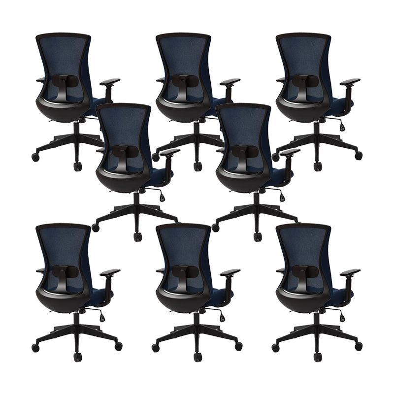 Meccanismo di inclinazione della sedia da slitta per armi rimovibile moderna nessuna sedia da scrivania ergonomica angosciante