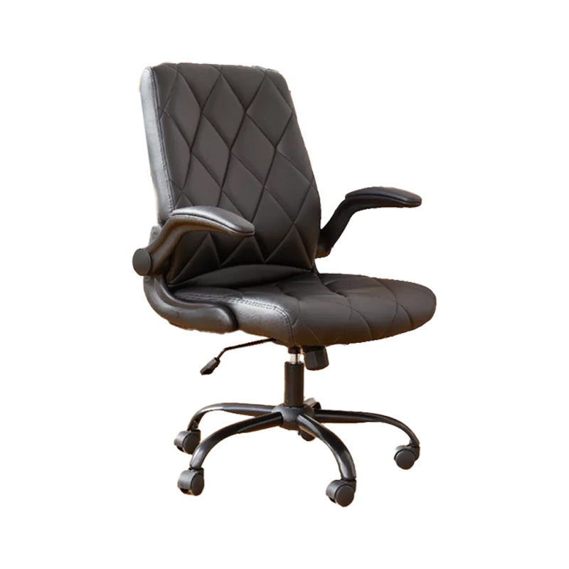 Meccanismo di inclinazione della sedia per ufficio arms rimovibile moderna nessuna sedia angosciante con ruote