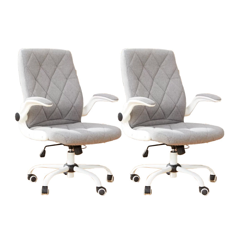 Meccanismo di inclinazione della sedia per ufficio arms rimovibile moderna nessuna sedia angosciante con ruote