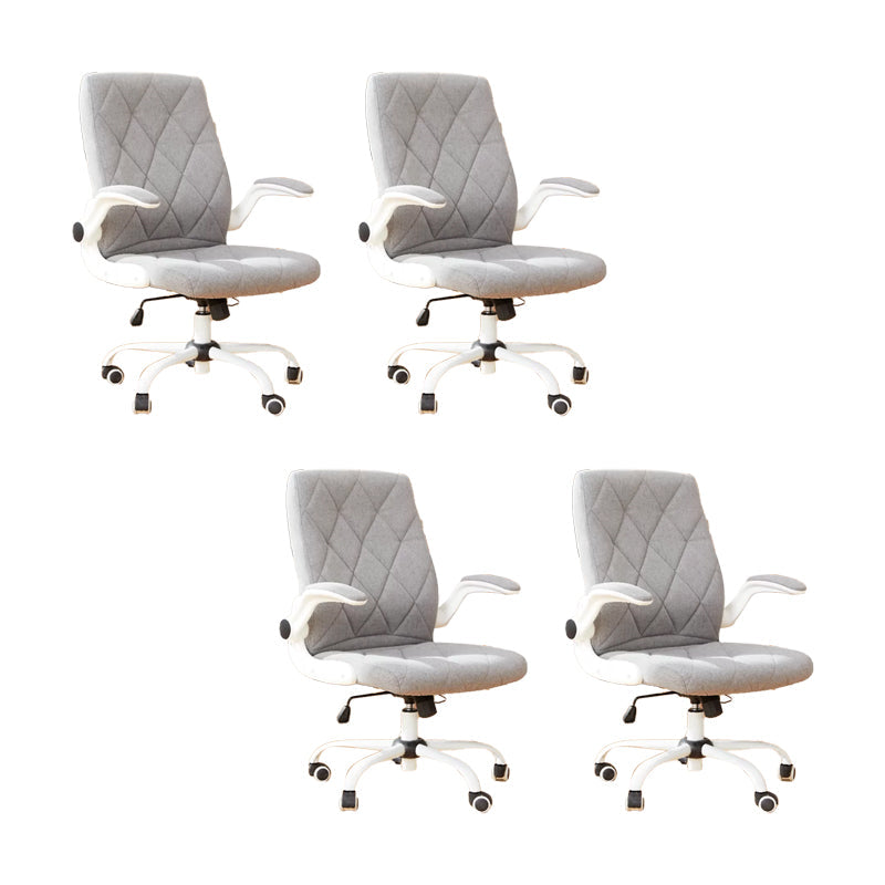 Meccanismo di inclinazione della sedia per ufficio arms rimovibile moderna nessuna sedia angosciante con ruote