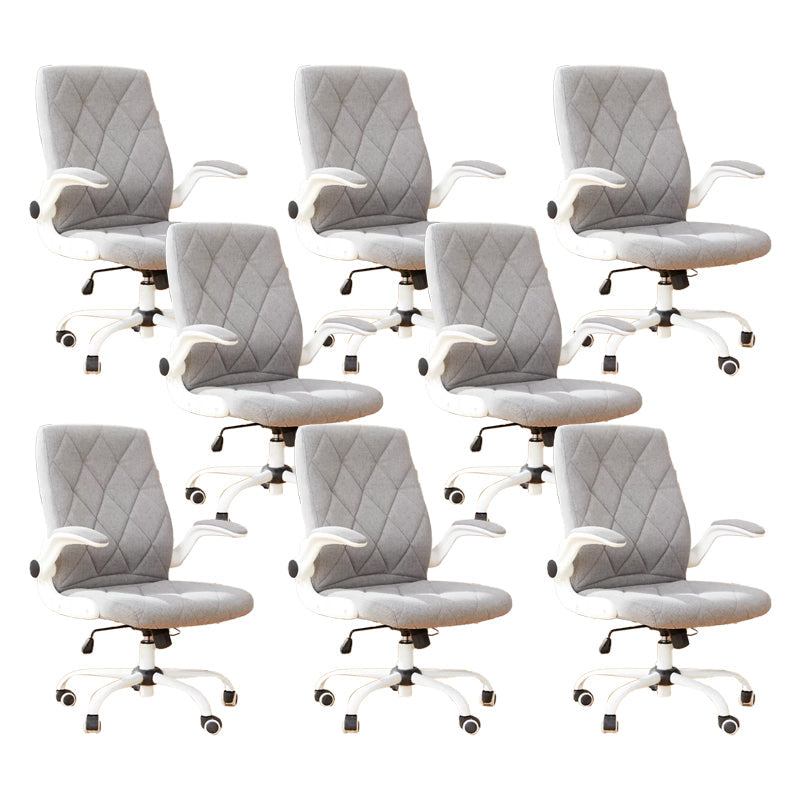 Meccanismo di inclinazione della sedia per ufficio arms rimovibile moderna nessuna sedia angosciante con ruote