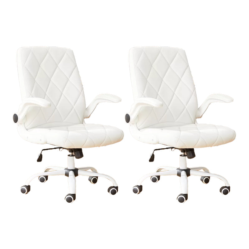 Meccanismo di inclinazione della sedia per ufficio arms rimovibile moderna nessuna sedia angosciante con ruote