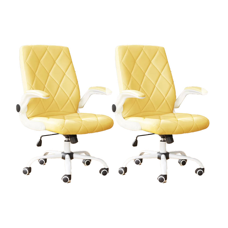 Meccanismo di inclinazione della sedia per ufficio arms rimovibile moderna nessuna sedia angosciante con ruote