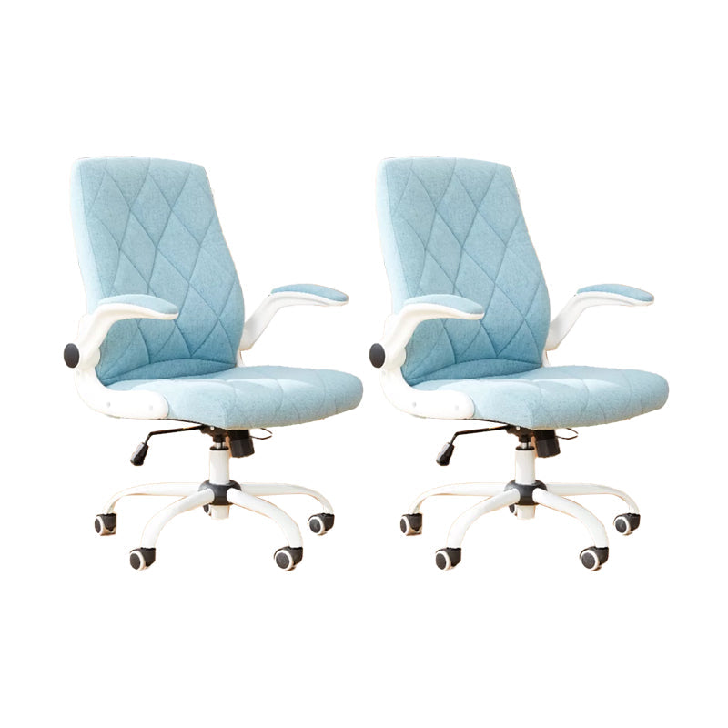 Meccanismo di inclinazione della sedia per ufficio arms rimovibile moderna nessuna sedia angosciante con ruote