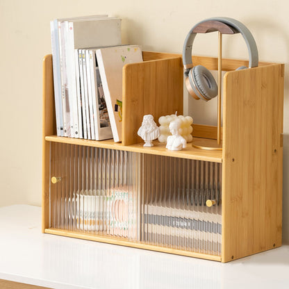 Libreria verticale chiusa con libreria contemporanea con armadi