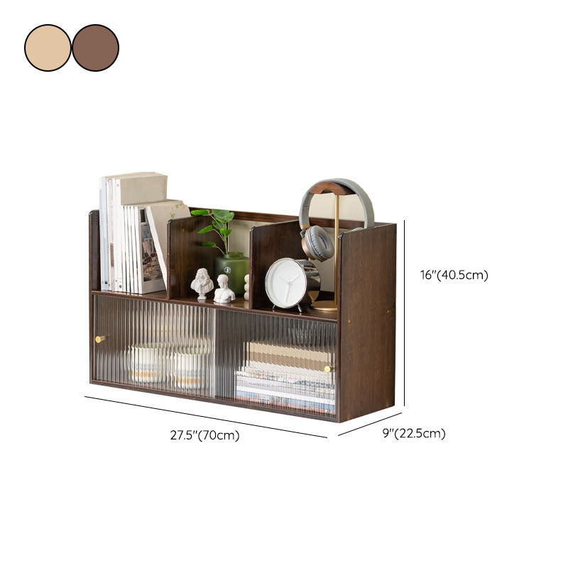 Libreria verticale chiusa con libreria contemporanea con armadi