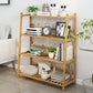 Contemporary Open Back Bamboo Bookshelf Ladder Bookcase with Shelves Clearhalo 'Bookcases' 'furn' 'furn_bookcases' 'Furniture' 'Office Furniture' 7429584