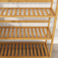 Contemporary Open Back Bamboo Bookshelf Ladder Bookcase with Shelves Clearhalo 'Bookcases' 'furn' 'furn_bookcases' 'Furniture' 'Office Furniture' 7429597