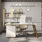 4 Shelves Contemporary Bookcase Standard Metal Open Back Bookshelf Clearhalo 'Bookcases' 'furn' 'furn_bookcases' 'Furniture' 'Office Furniture' 7429619