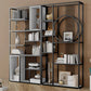 Etagere eigentijdse boekenplank open metalen bookkast met planken met planken