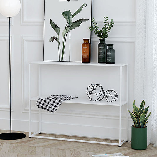 Librería de metal contemporánea Etagere Open Back Bookcase con estantes