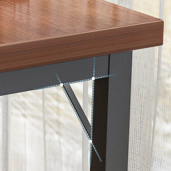 Tavolo da bancone moderno rettangolare in legno Set tavolo da bar da 2/3/4 pezzi per balcone