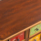 Mid-century Modern Distressed Wood Chest Rectangle Accent Chest with Drawers