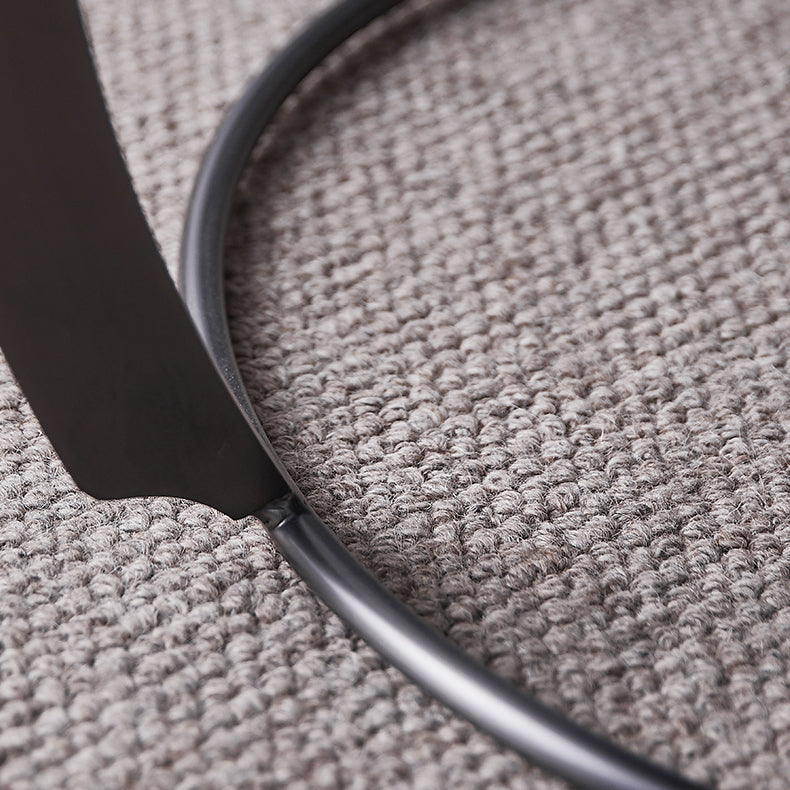 Glam Style Dining Chair Upholstered Arm Chair with Metal Base Clearhalo 'Dining Chairs' 'Dining Tables & Seating' 'dining_chair' 'furn' 'furn_dining_chair' 'Furniture' 'Kitchen & Dining Furniture' 7434079