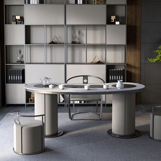 Glam Style Dining Chair Upholstered Arm Chair with Metal Base Clearhalo 'Dining Chairs' 'Dining Tables & Seating' 'dining_chair' 'furn' 'furn_dining_chair' 'Furniture' 'Kitchen & Dining Furniture' 7434082