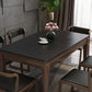 Mesa de comedor de piedra de 4 pies, mesa de comedor de estilo moderno para el hogar