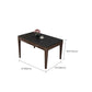 Mesa de comedor de piedra de 4 pies, mesa de comedor de estilo moderno para el hogar
