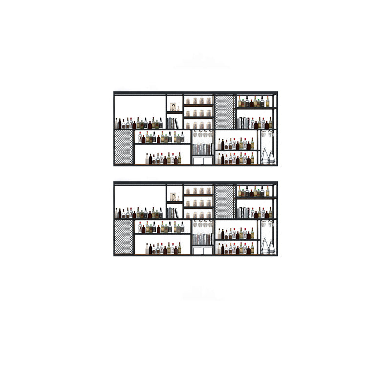 Wall gemonteerd wijnflesje rek metalen wijnflessen rek voor thuis