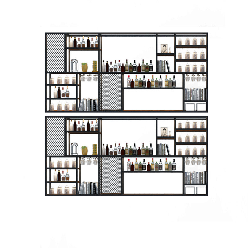 Wall Mounted Wine Bottle Rack Metal Wine Bottle Rack for Home