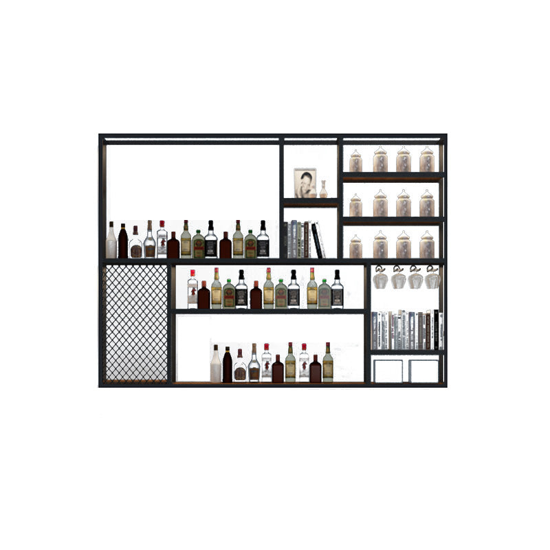 Wall Mounted Wine Bottle Rack Metal Wine Bottle Rack for Home