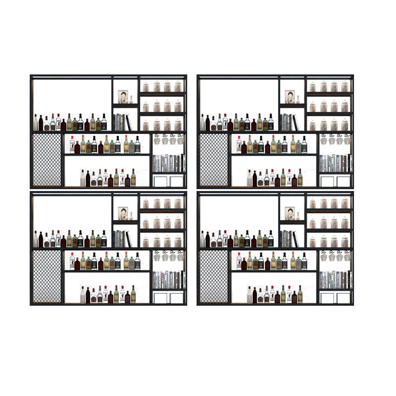 Wall gemonteerd wijnflesje rek metalen wijnflessen rek voor thuis