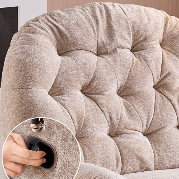 Contemporaneo Recliner Recliner Metal Solid Color Rocker girevole interno