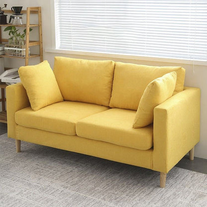 Scandinave 24,4 "de large oreillers de dos carré arme carrée convertible canapé