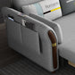 Foldable Glam Sleeper Sofa Flared Arms Convertible Sofas with Storage