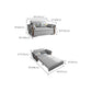 Foldable Glam Sleeper Sofa Flared Arms Convertible Sofas with Storage