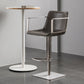 Tabouret de comptoir rembourré moderne tabouret de bar à hauteur avec repose-pieds