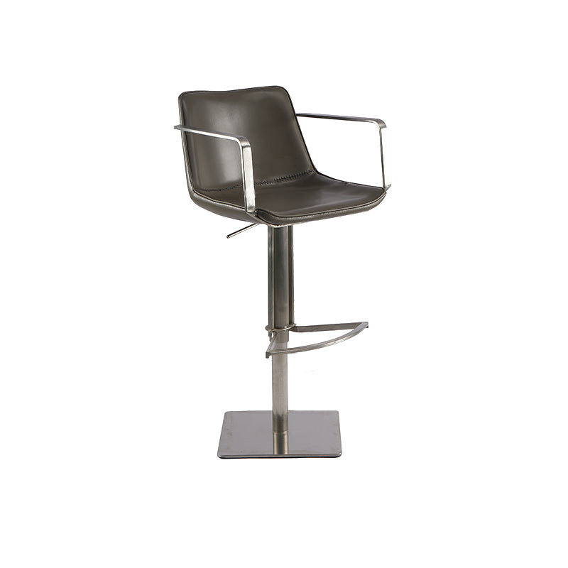 Tabouret de comptoir rembourré moderne tabouret de bar à hauteur avec repose-pieds