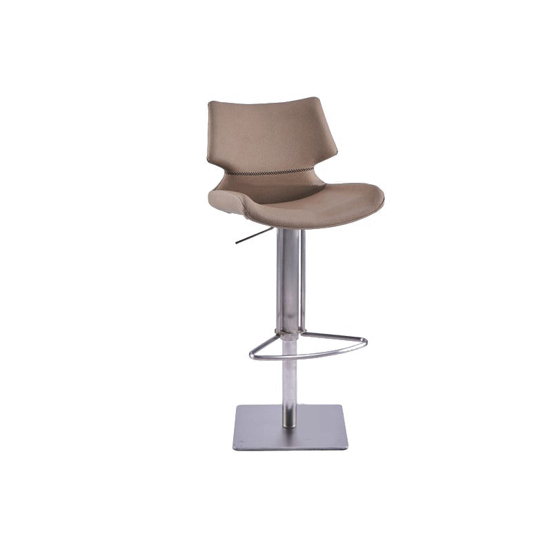 Tabouret de comptoir rembourré moderne tabouret de bar à hauteur avec repose-pieds