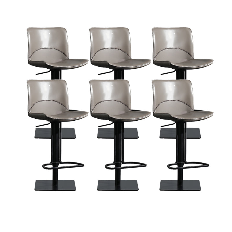Tabouret de comptoir rembourré moderne tabouret de bar à hauteur avec repose-pieds