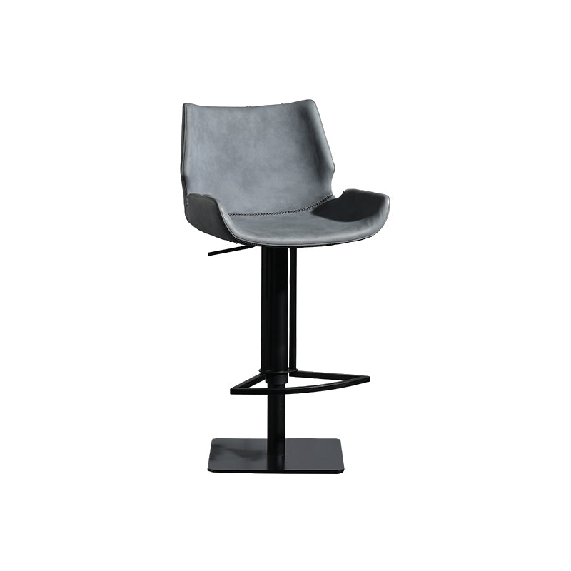 Tabouret de comptoir rembourré moderne tabouret de bar à hauteur avec repose-pieds