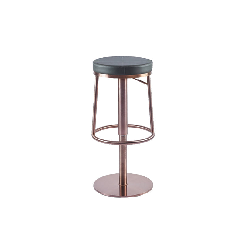Tabouret de comptoir rembourré moderne tabouret de bar à hauteur avec repose-pieds