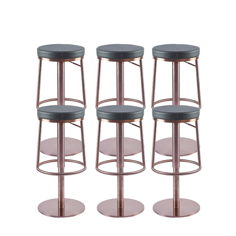 Tabouret de comptoir rembourré moderne tabouret de bar à hauteur avec repose-pieds