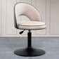 Tabourets de bar pivotants à hauteur réglable, style Glam, en simili cuir, avec base noire