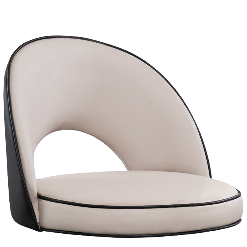 Tabourets de bar pivotants à hauteur réglable, style Glam, en simili cuir, avec base noire