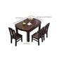 Extendable DiningTable Set 5/7/9 Pieces with Wood Base Kitchen Furniture Set Clearhalo 'Dining Room Sets' 'Dining Tables & Seating' 'dining_room_set' 'furn' 'furn_dining_room_set' 'Furniture' 'Kitchen & Dining Furniture' 7436496