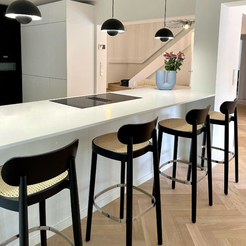 Contemporary Style Wood Counter Chair Footrest Counter Stool for Restaurant Clearhalo 'Bar Furniture' 'Bar Stools' 'bar_stools' 'furn' 'furn_bar_stools' 'Furniture' 'Kitchen & Dining Furniture' 7436579