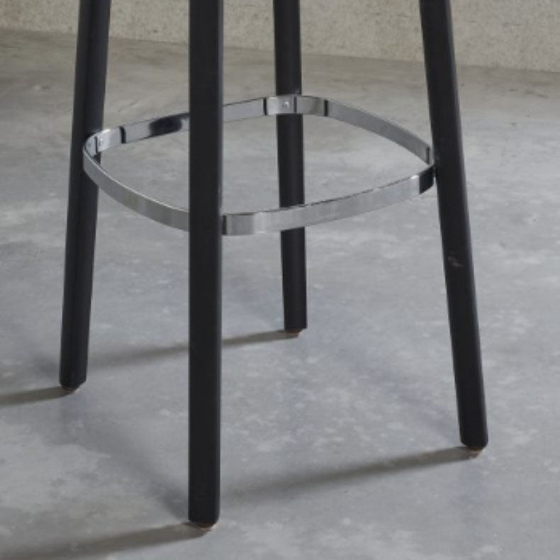 Contemporary Style Wood Counter Chair Footrest Counter Stool for Restaurant Clearhalo 'Bar Furniture' 'Bar Stools' 'bar_stools' 'furn' 'furn_bar_stools' 'Furniture' 'Kitchen & Dining Furniture' 7436587