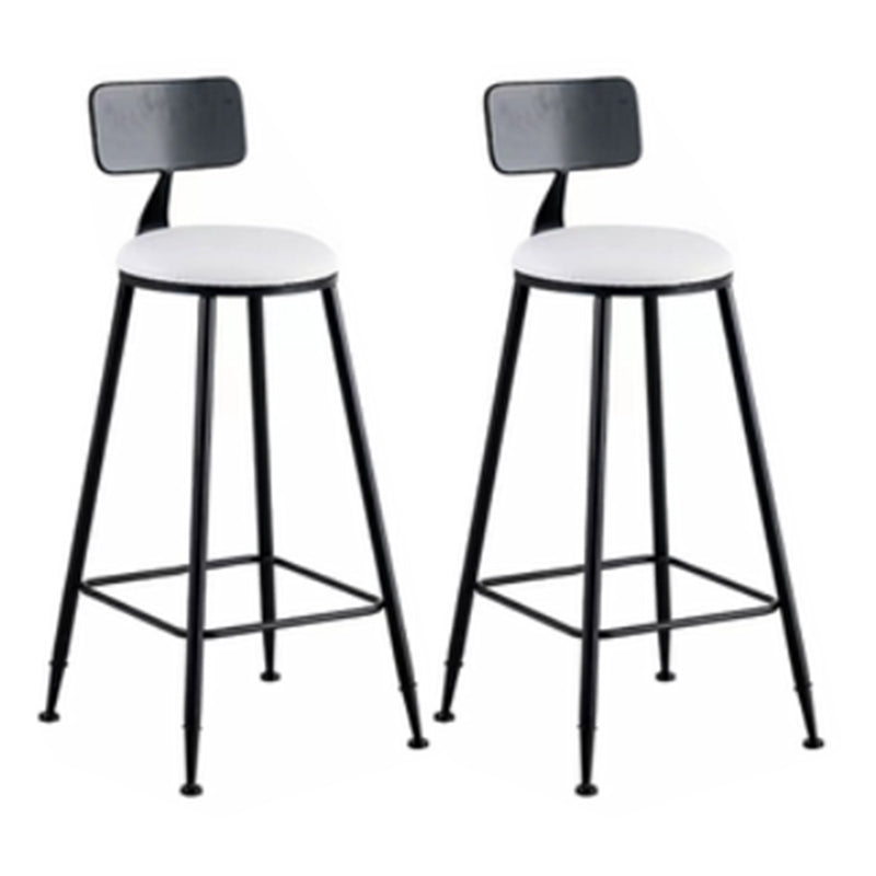 Glam Style Bistro Set 1/2/3 Pieces Stone Bar table with Upholstered Stools Chair(s) None Black White Clearhalo 'Bar Furniture' 'furn' 'furn_home_bar_bar_sets' 'Furniture' 'Home Bars & Bar Sets' 'home_bar_bar_sets' 'Kitchen & Dining Furniture' 7436605