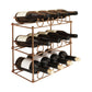 Modern Countertop Bottle Holder Metal Wine Bottle Rack for Home